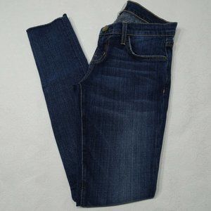 Current Elliott Size 0/25 Blue Denim The Rolled Skinny Jeans